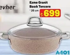 HASCEVHER EZME GRANİT BASIK TENCERE 26 CM